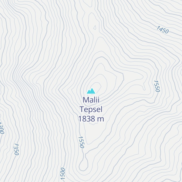 Map of Malii Tepsel