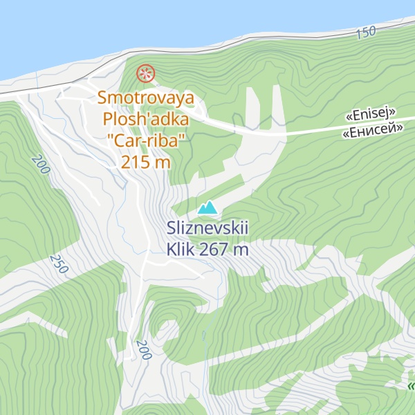 Map of Sliznevskii Klik
