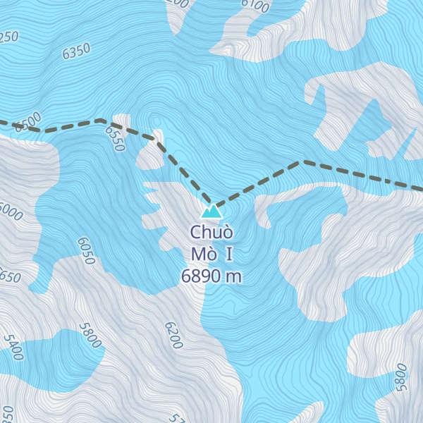 Map of Chuò Mò  I