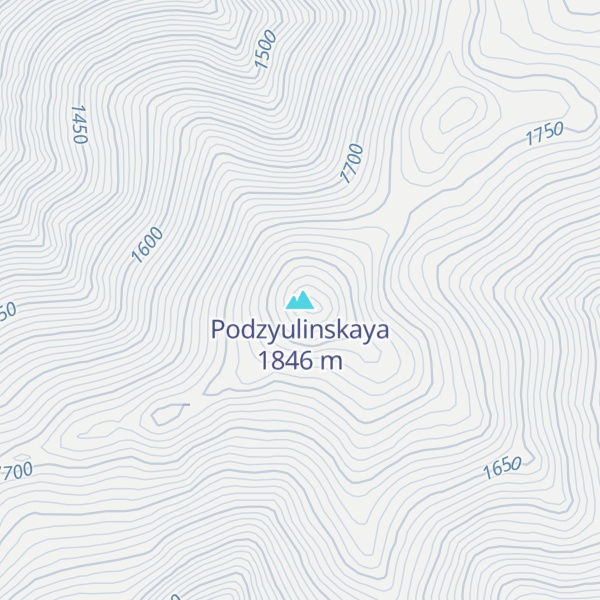 Map of Podzyulinskaya