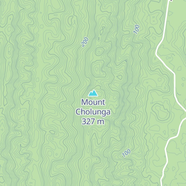 Map of Mount Cholunga