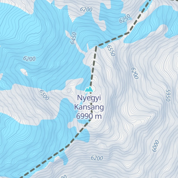 Map of Nyegyi Kansang