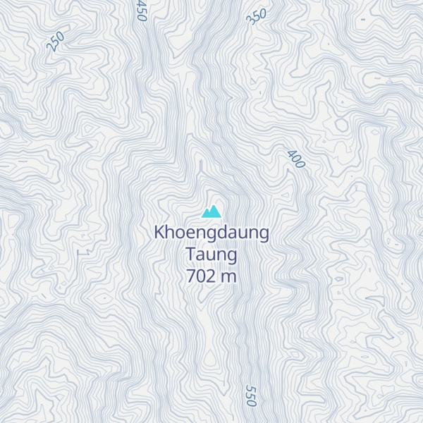 Map of Khoengdaung Taung