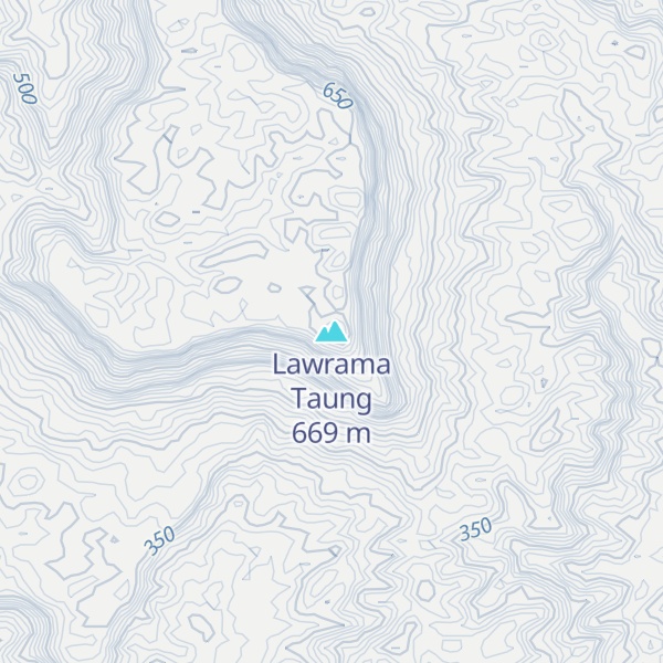 Map of Lawrama Taung