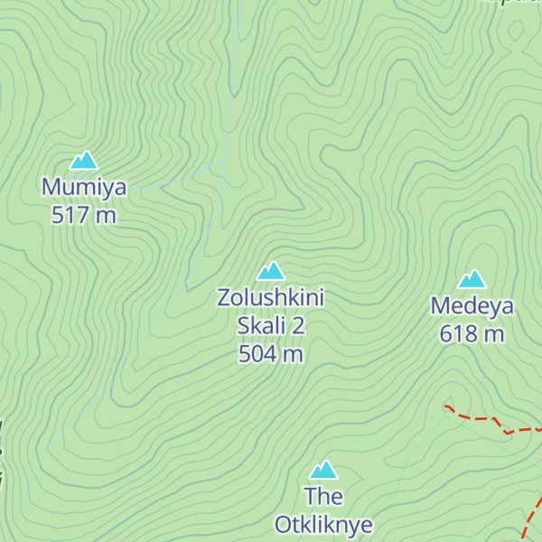 Map of Zolushkini Skali 2