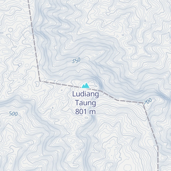 Map of Ludiang Taung