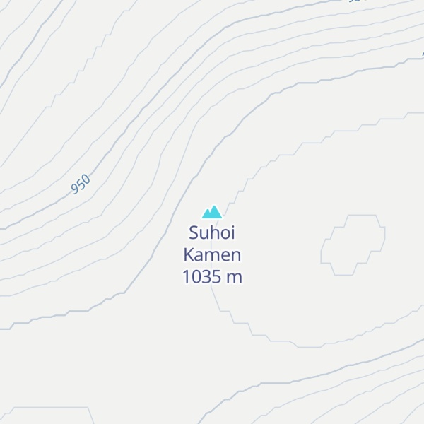 Map of Suhoi Kamen
