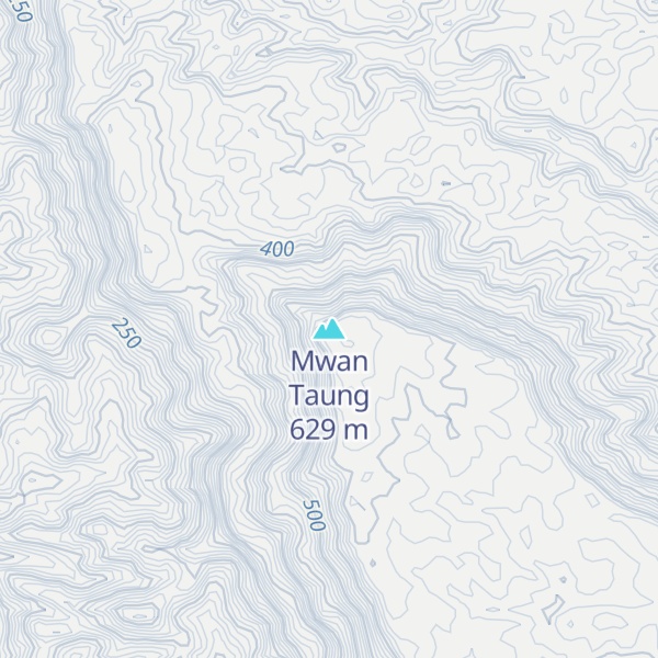 Map of Mwan Taung