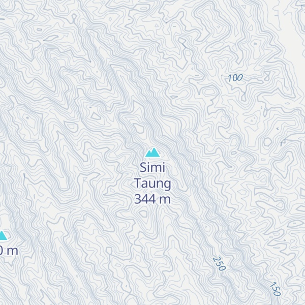 Map of Simi Taung