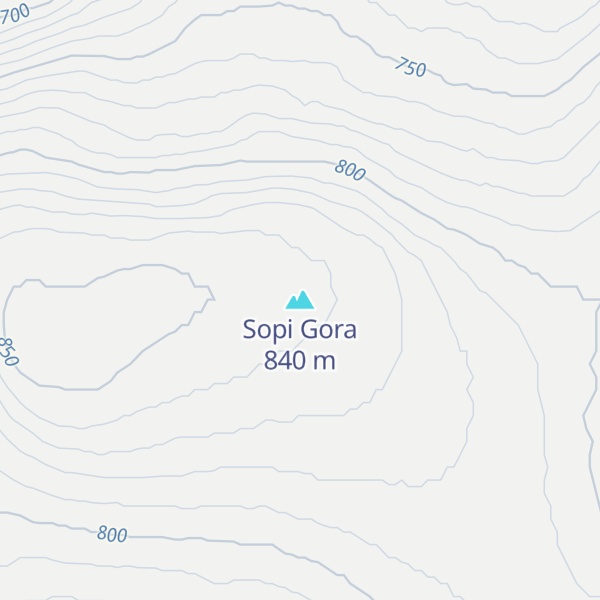Map of Sopi Gora