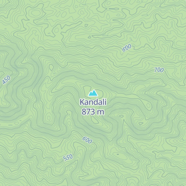 Map of Kandali