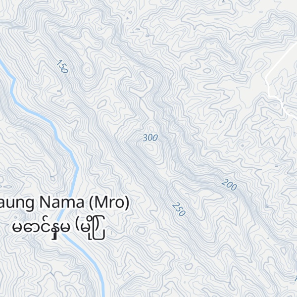 Map of Hpaukpi Taung