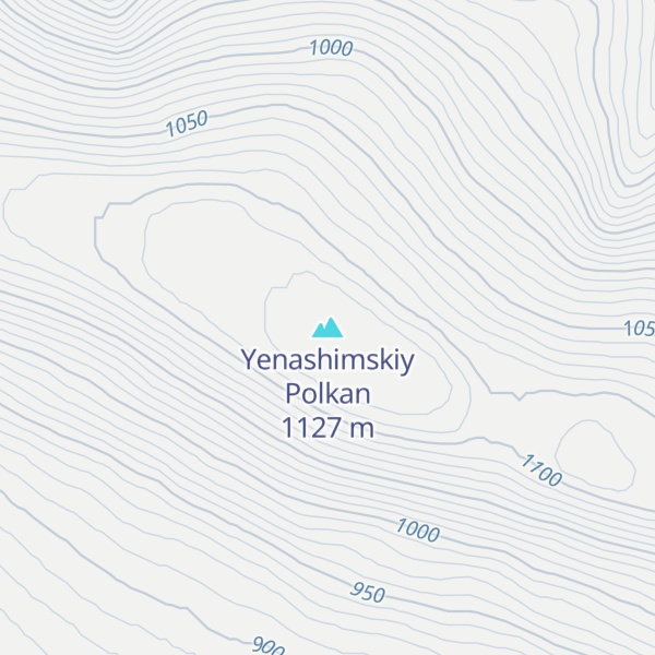 Map of Yenashimskiy Polkan