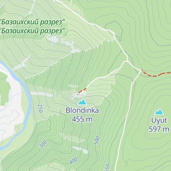 Map of Propast