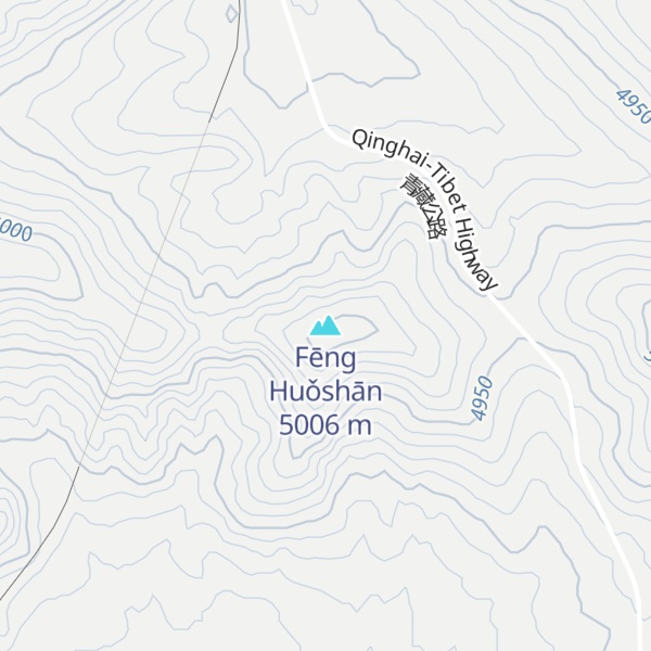 Map of Fēng Huǒshān