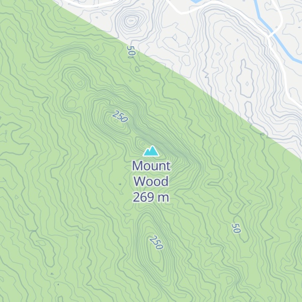 Map of Mount Wood
