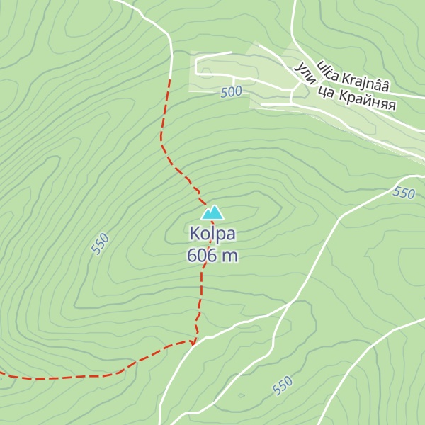 Map of Kolpa