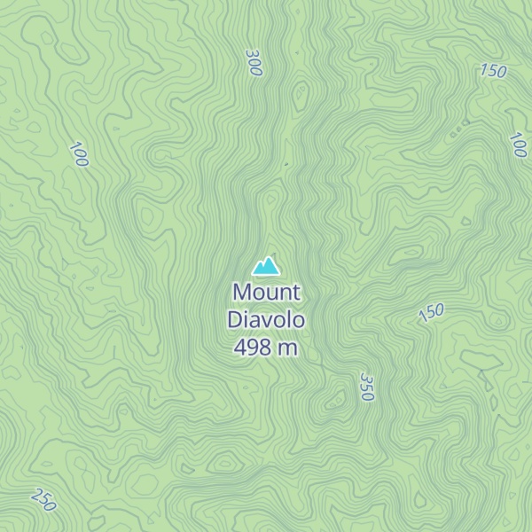 Map of Mount Diavolo