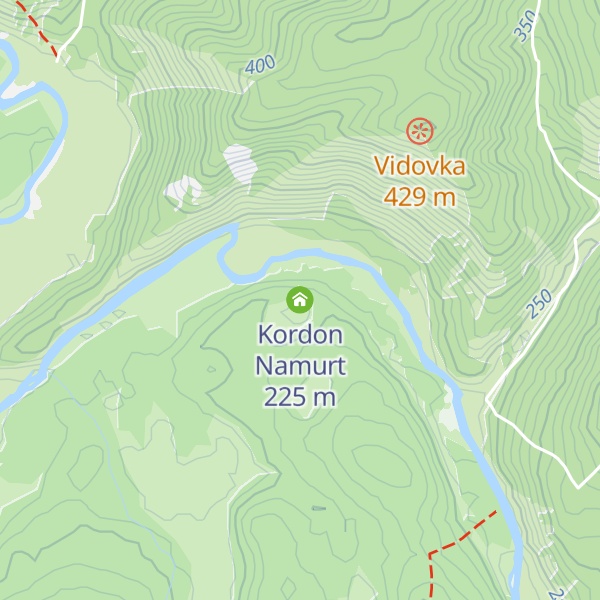 Map of Kordon Namurt