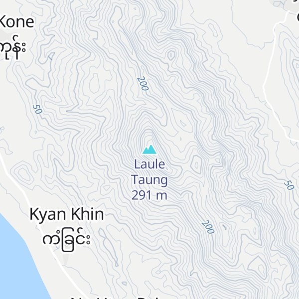 Map of Laule Taung