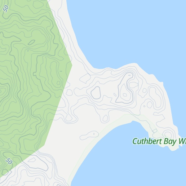 Map of Cape Strachan