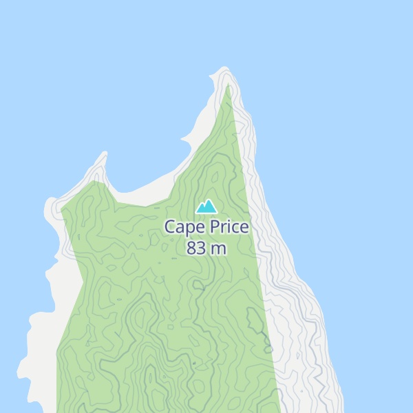 Map of Cape Price