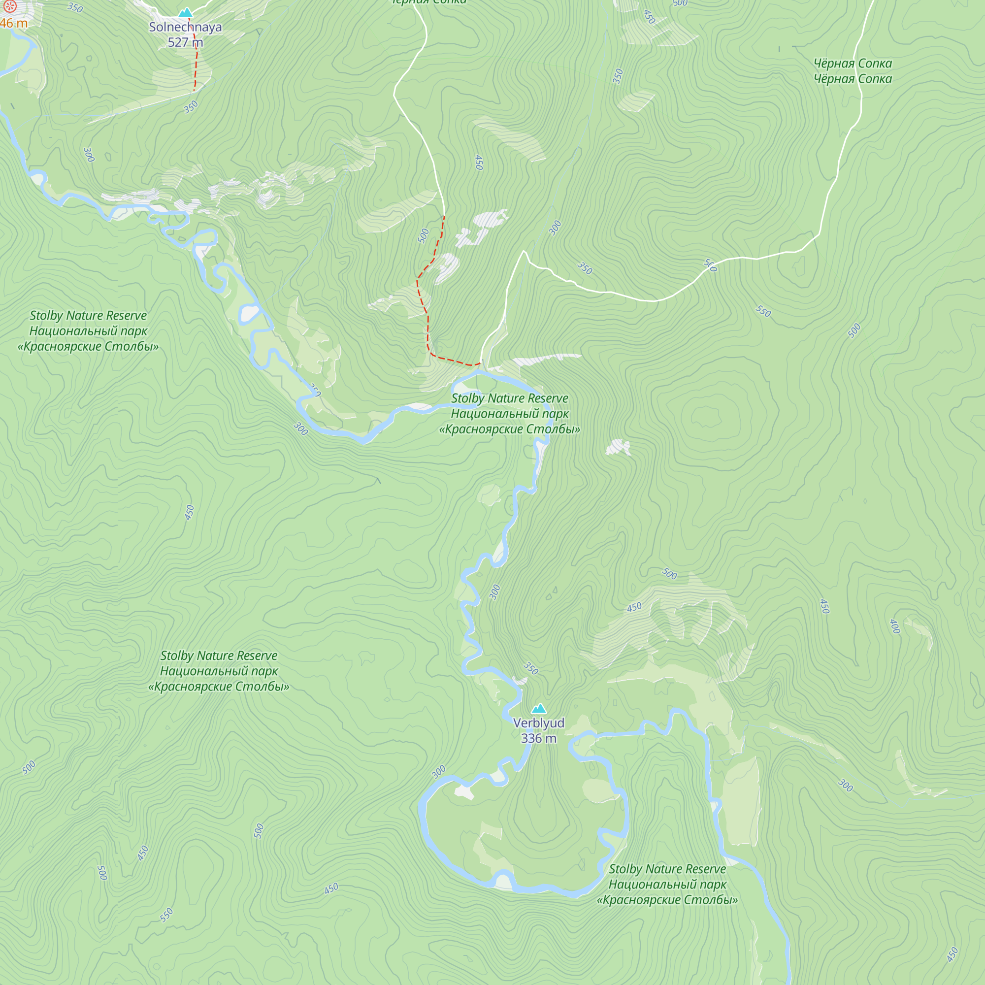 Kordon Medvezhka map