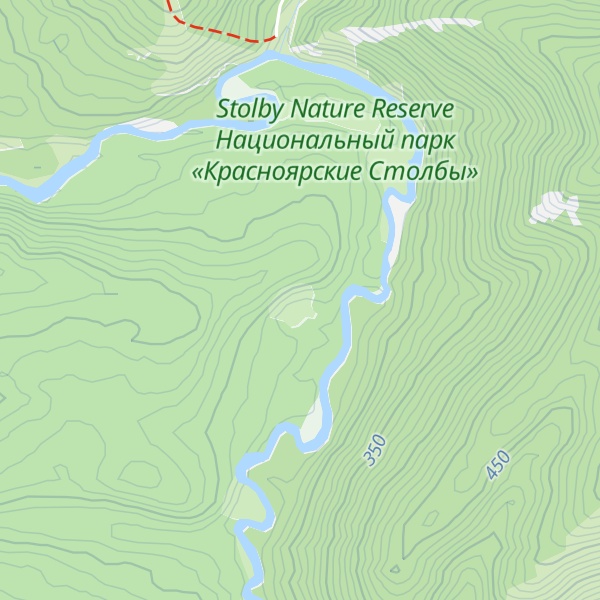 Map of Kordon Medvezhka