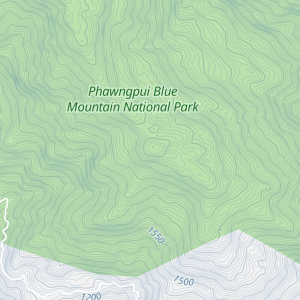 Map of Phawngpui Peak