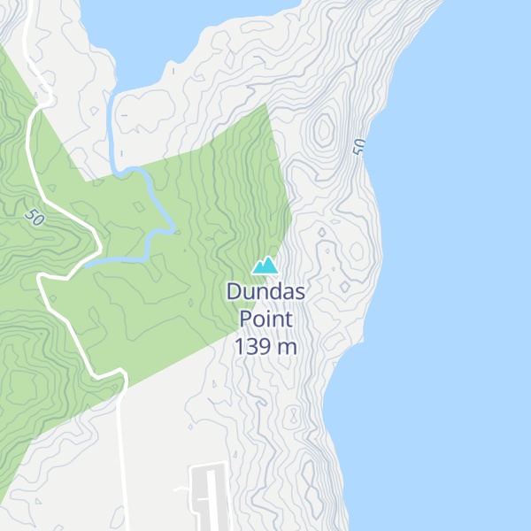 Map of Dundas Point