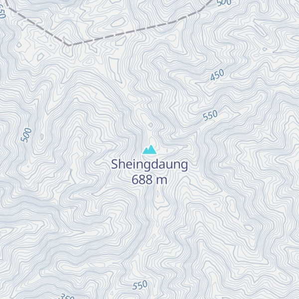 Map of Sheingdaung
