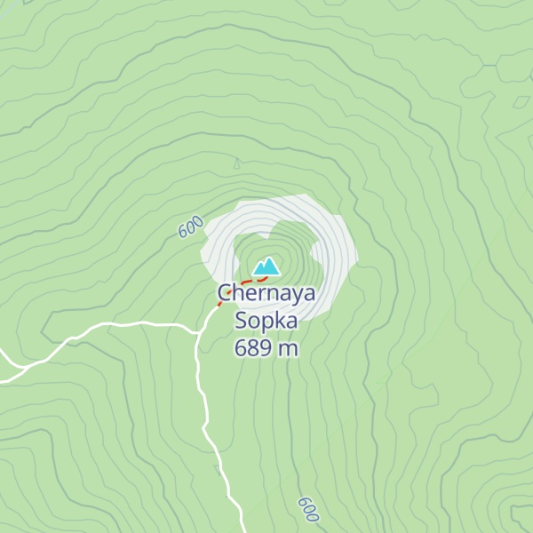 Map of Chernaya Sopka