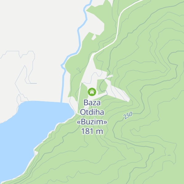 Map of Baza Otdiha «Buzim»