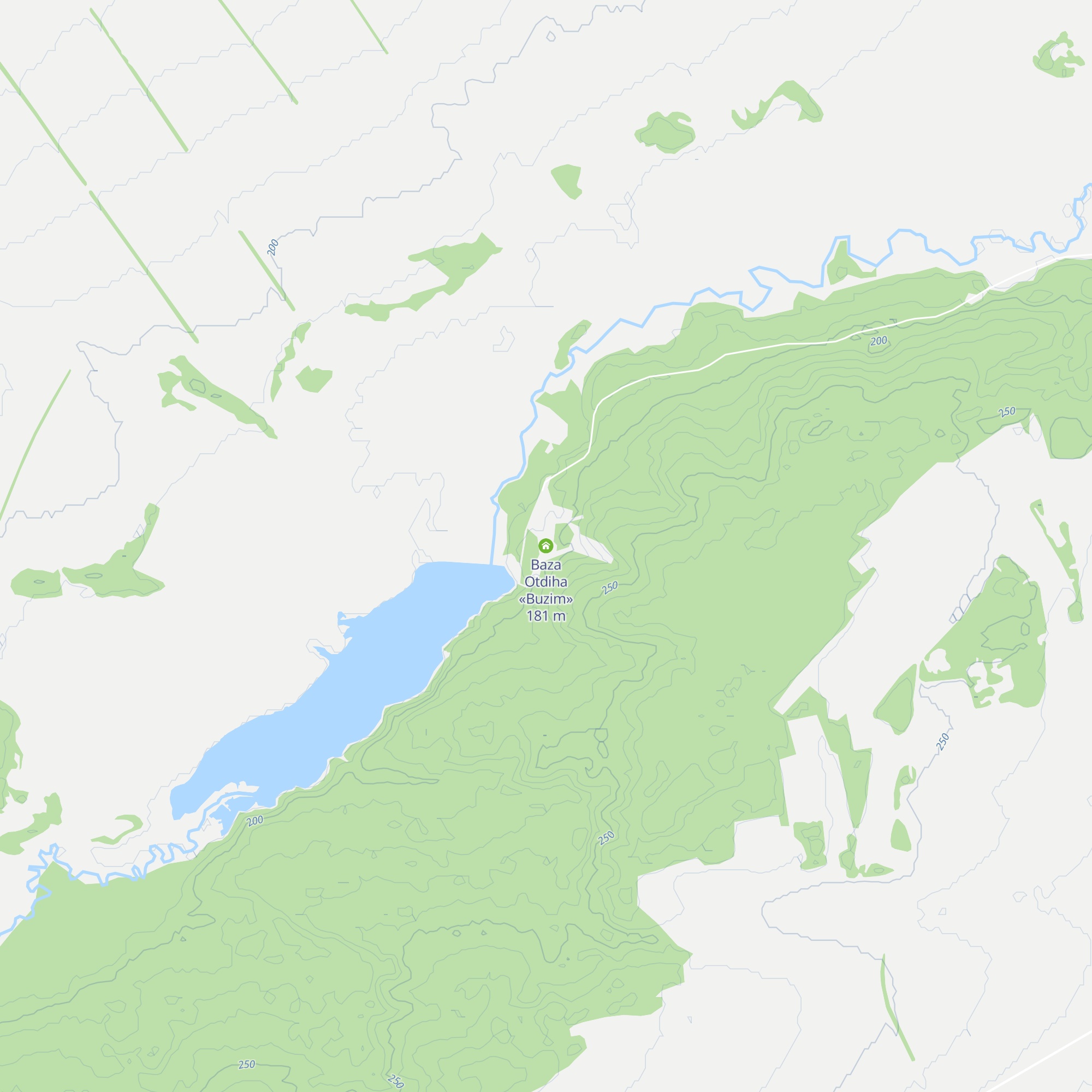 Baza Otdiha «Buzim» map