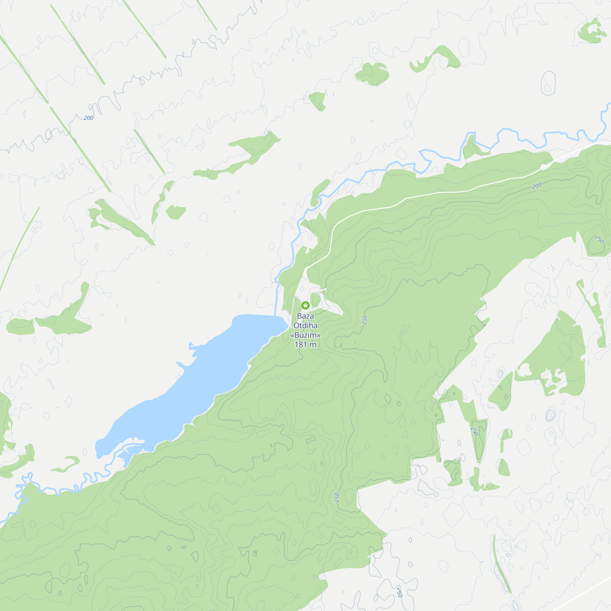 Baza Otdiha «Buzim» map