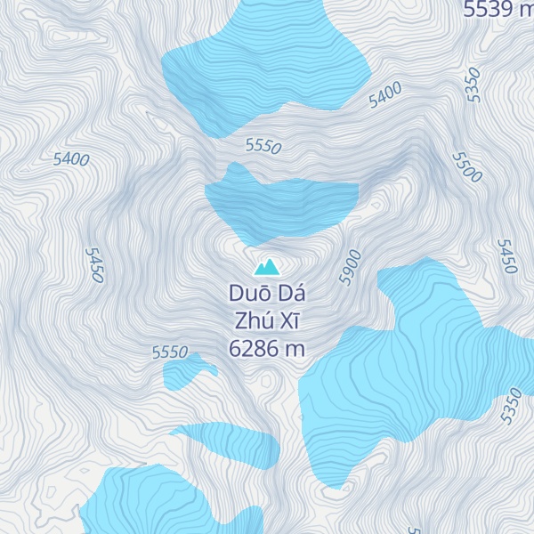 Map of Duō Dá Zhú Xī