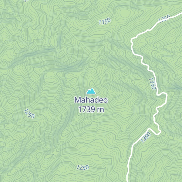 Map of Mahadeo