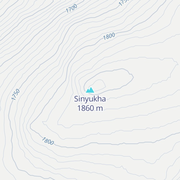 Map of Sinyukha