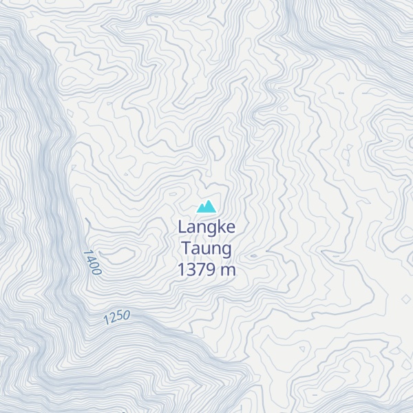 Map of Langke Taung