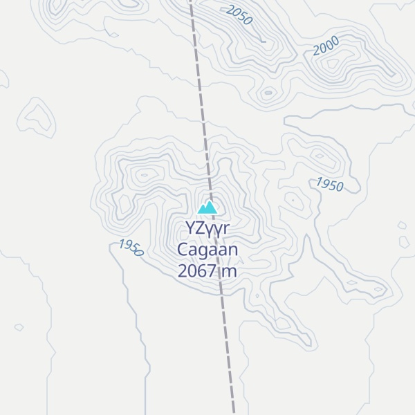 Map of ҮZүүr Cagaan