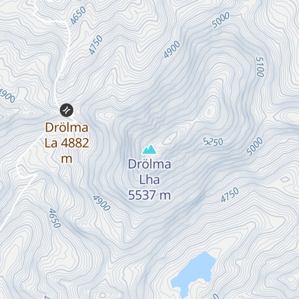 Map of Drölma Lha