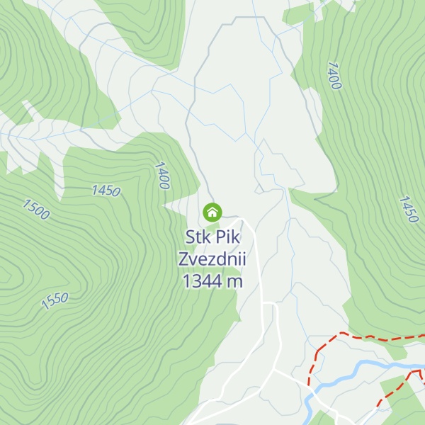 Map of Stk Pik Zvezdnii
