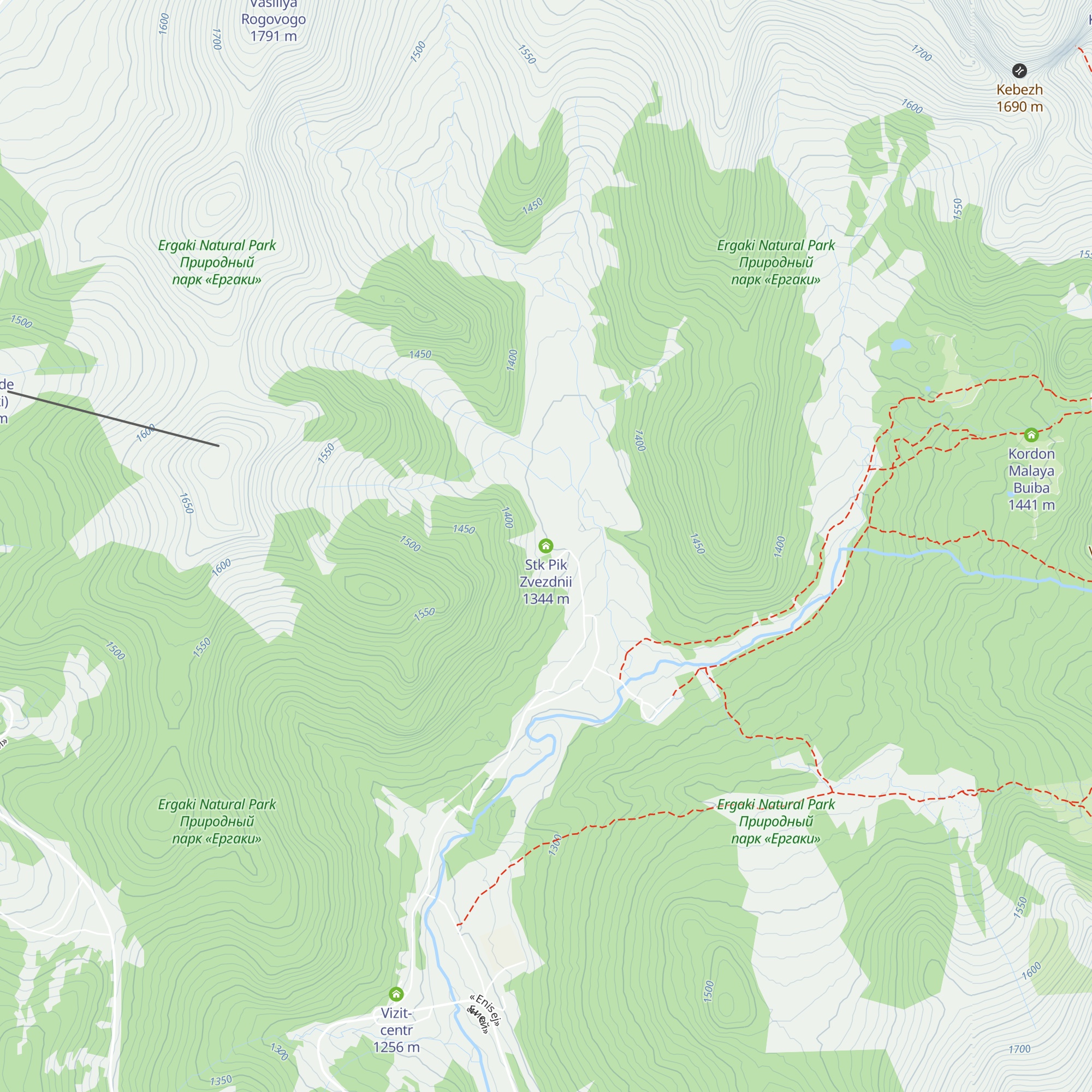 Stk Pik Zvezdnii map
