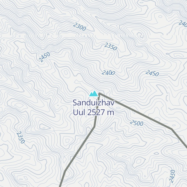 Map of Sanduizhav Uul
