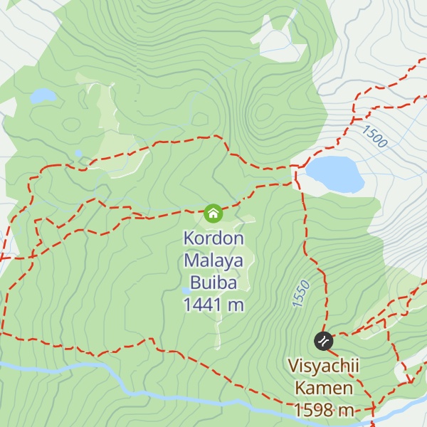 Map of Kordon Malaya Buiba