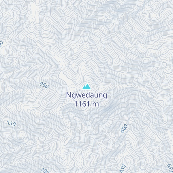 Map of Ngwedaung