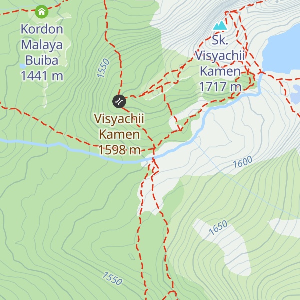 Map of Kordon Perekrestok 