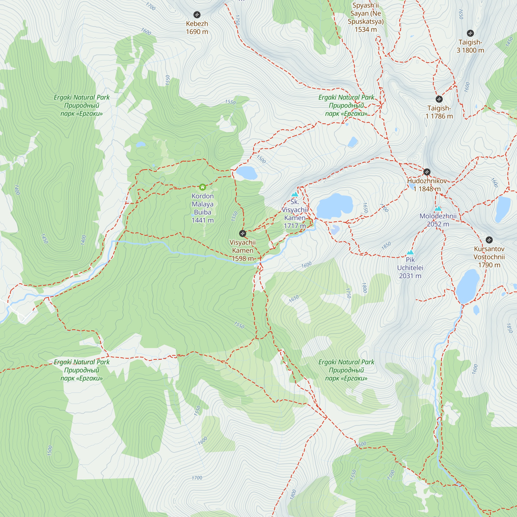 Kordon Perekrestok  map