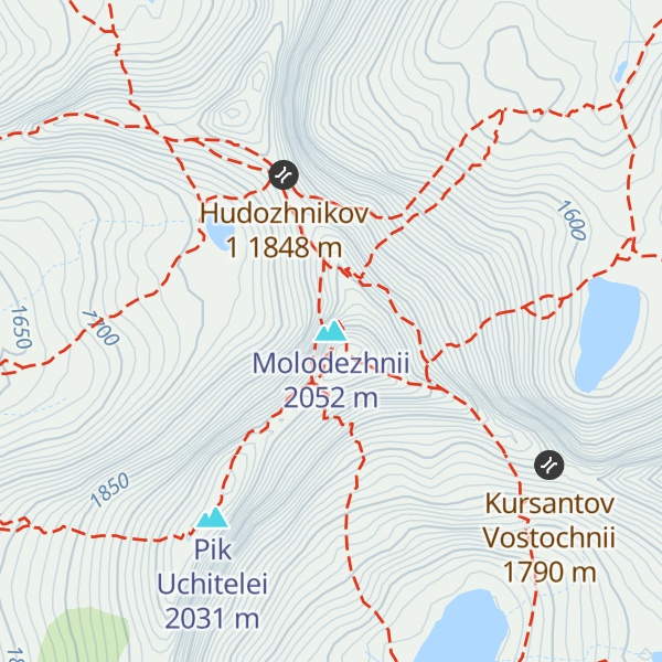 Map of Molodezhnii