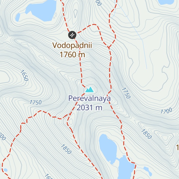 Map of Perevalnaya